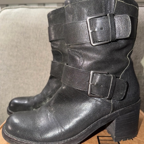 Sam Edelman Black Troy Boots - Picture 2 of 6